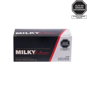 Barra  milky la ibérica sin azúcares añadidos x 50 g x 10 pzs