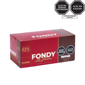 Fondy Dark x 50 g x 10 pzs