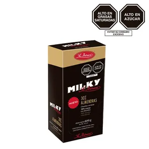 Tableta milky almendras x 100 g x 6 pzs