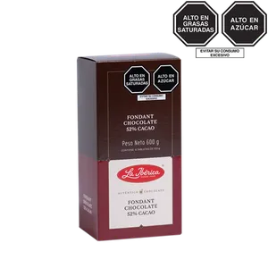 Tableta de chocolate fondant x 100 g x 6 pzs