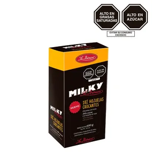 Tableta milky hojuelas crocantes x 100 g x 6 pzs